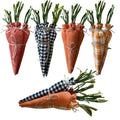 Large 30cm DIY Hanging Pendant Crafts Happy Easter Party Decor with Burlap Carrot Ornament