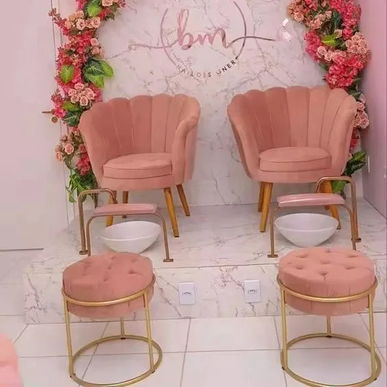 Lady Manicure and Pedicure Chair No Plumbing Nail Salon