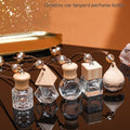 Car Aromatherapy Car Mini Perfume Pendant Hanging Decoration Inside Glass Essential Oil Pendant