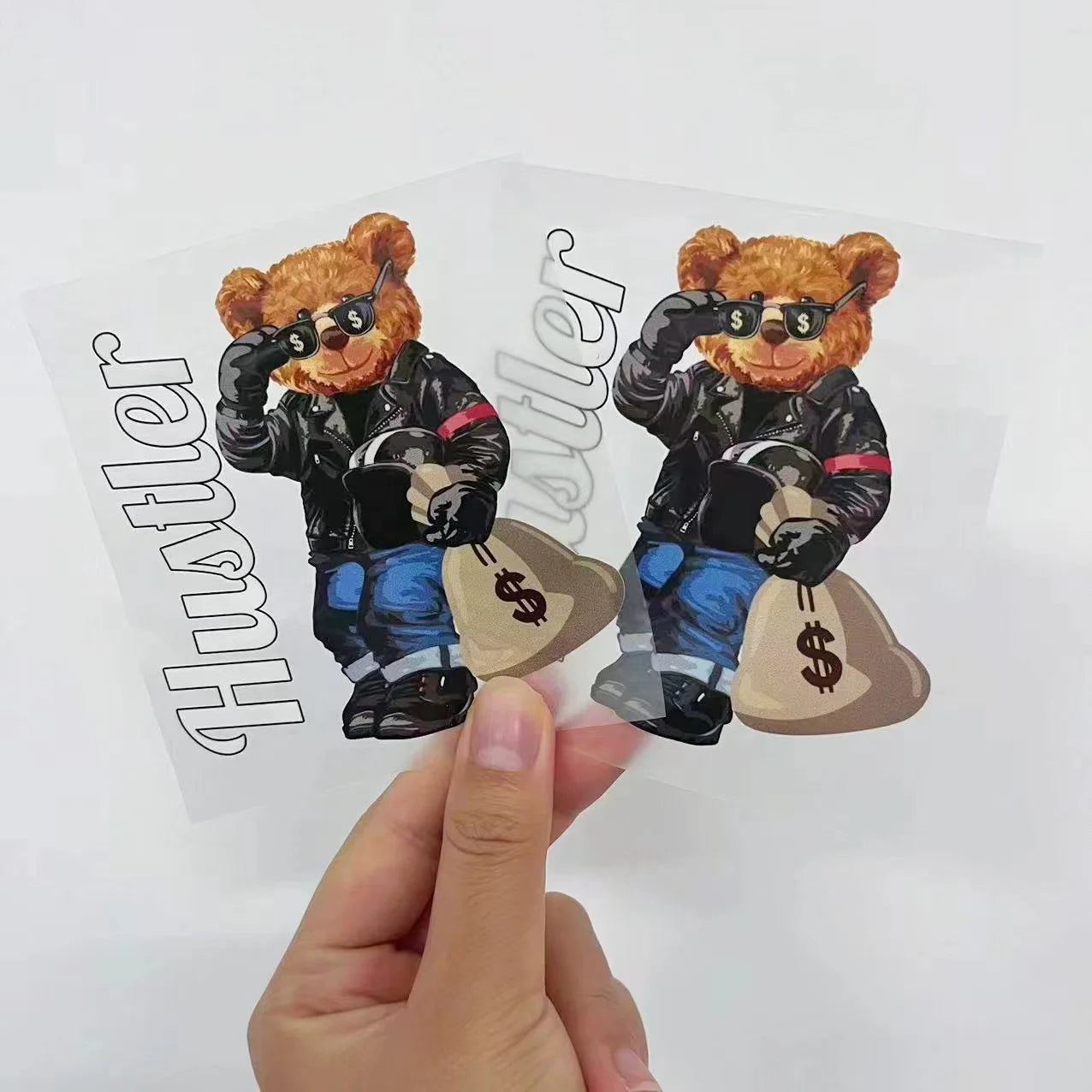 Custom for Heat Transfer Vinyl HTV Iron-On Waterproof Washable Plastisol Design Heat Press Stickers Ready to Press