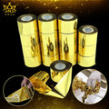 Factory Supplier Gold Leaf Foil Rolls Wholesale Price Artificial Gold Leaf Foil Rolls for Furniture Chairs