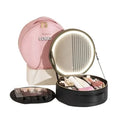 Large Capacity Makeup Case 3 Colors Adjustable Light with Zipper Makeup Bag Set Pouch Makeup Bag