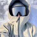Stock Outdoor Oversized One Piece Windproof Snow Skiing Sunglasses Uv Protection Mountaineering Wraparound Sports Sunglasses
