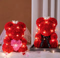 AYOYO OEM Rose Bear Gift Box Simulated Rose Bear Gifts for Mothers Day 2025