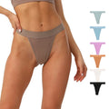 High Quality Lady Comfortable Breathable Thongs Low Waist Cotton Thongs Underwear for Lady