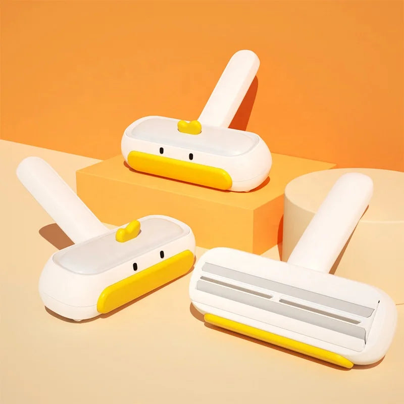 New Design Cute Duck Pet Fur Remover Reusable Dog Cat Hair Removal Roller for Bed Carpet Sofa Pet Hair Remover