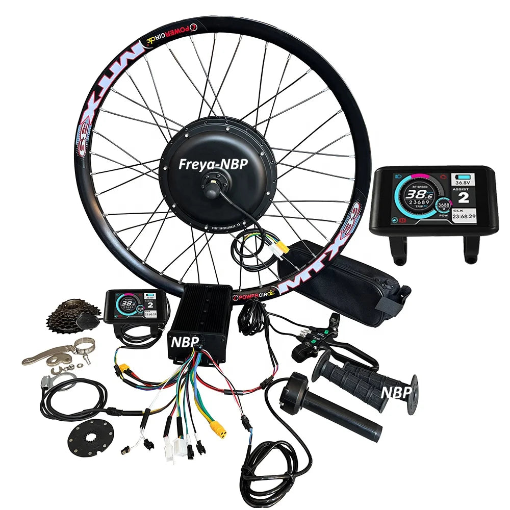 UK Stock MTX 48V/52V2000W 45A Sine Wave UKC1 SURRON Throttle Hub Motor Part Electric Bike Ebike Bicycle Conversion Kit 27.5"/29"