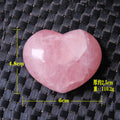 DIY Gems Wholesale Natural crystal agate semi-gemstone heart Exquisite Carving Handicrafts Heart pendant