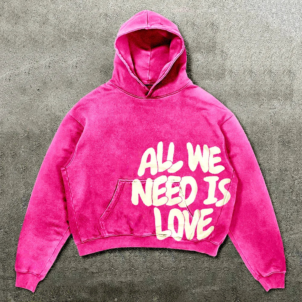 Custom American Fashion Wholesale Men's 100% Cotton Winter Soft Y2K Street Retro Hip Hop High Street Acid Wash Hoodies MegaBDM