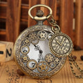 Pocket Watches with Charm Steampunk Vintage Hollow Gear Train Butterfly Bird Pendant Watches for Gift Various Styles Hot Sale