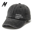 Wholesale Custom Blank Cap With Logo Washed Distressed Embroidered Unisex Men'S Sports Snapback Baseball Cap Hats for Women