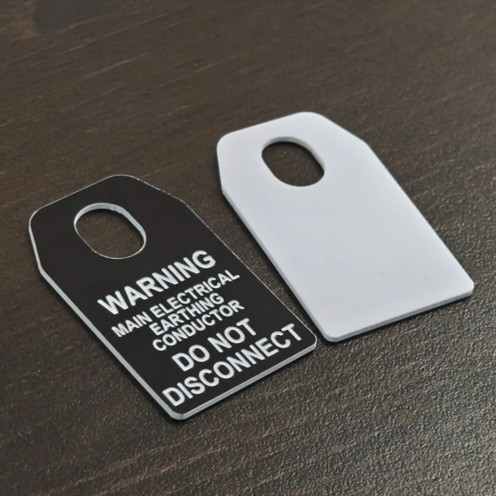 Warning Cable Voltage Maker Machine Wire Labels Nameplates Laminated Electrical Valve  Industrial Electrical Labeling Solutions