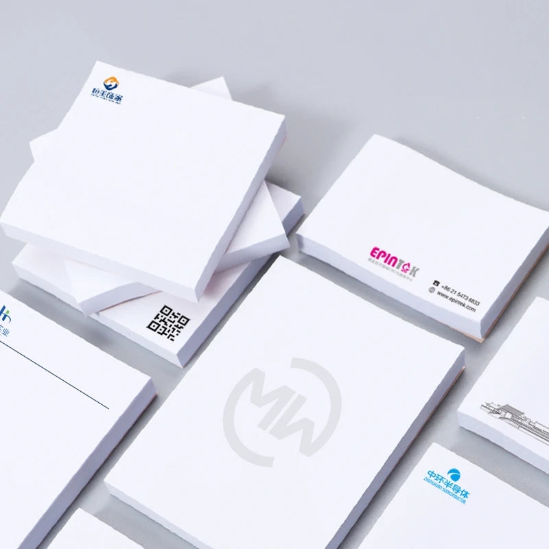 Hot Sale Sticky Note Pad 10 Colors Memo Pad Sticky Notes Custom Logo Print Die Cut Sticky Notes Custom Shape 3x3 Inches
