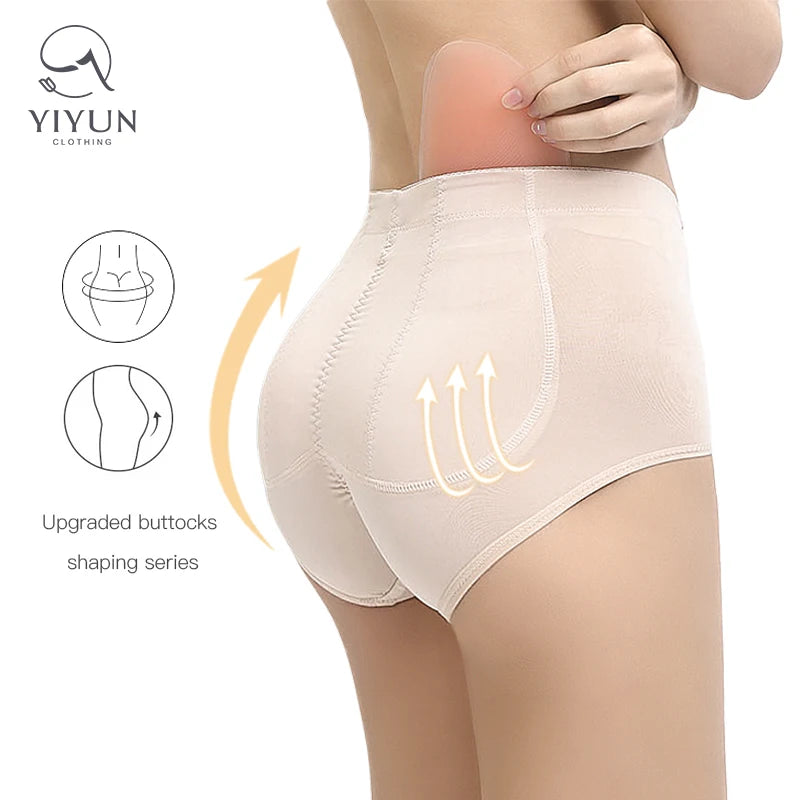 YIYUN High Elasticity Women's Underwear Butt Lifter Panty Hip Pads Padded Control Panties Medium Control Shapewear Free Sample