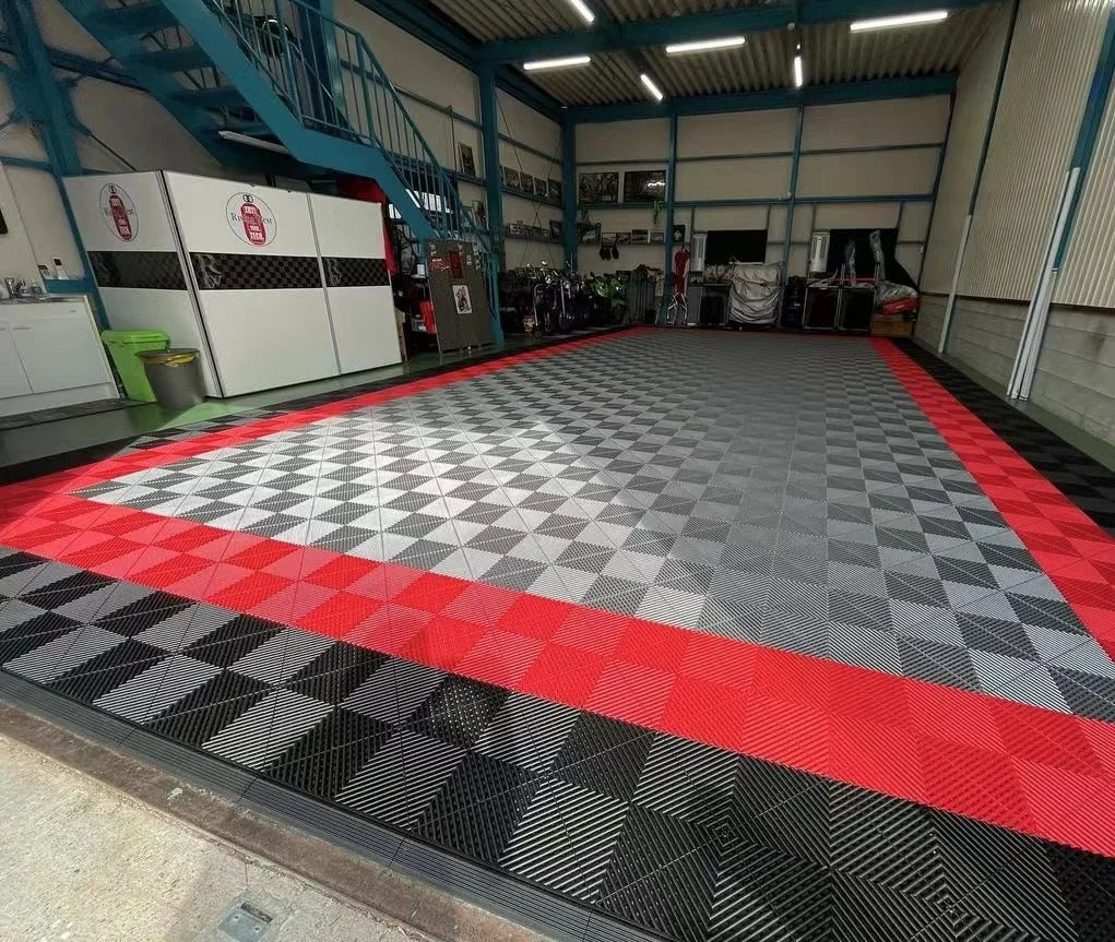 Factory Supply Garage Floor Tiles Work Great for Car Detailing Shop Car Washroom Workshop Floor Covering