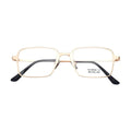 Diamond Face Shape Match Vintage Optical Spectacles Frame Fashionable Classic Full Metal Eyeglasses Newest Fashion Accessory