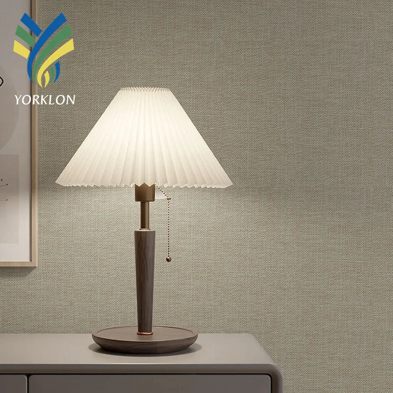 Modern Style Custom Vinyl Osnaburg Wallpaper for Home Office Hotel Bedrooms Waterproof Anti-Static Wallcovering Decorative