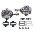 MTB Road Bicycle Pedal Mountain Bike Self-locking Pedal Carbon Fiber + Nylon Ultra-light DU Bearing SPD Pedal Bicycle Parts