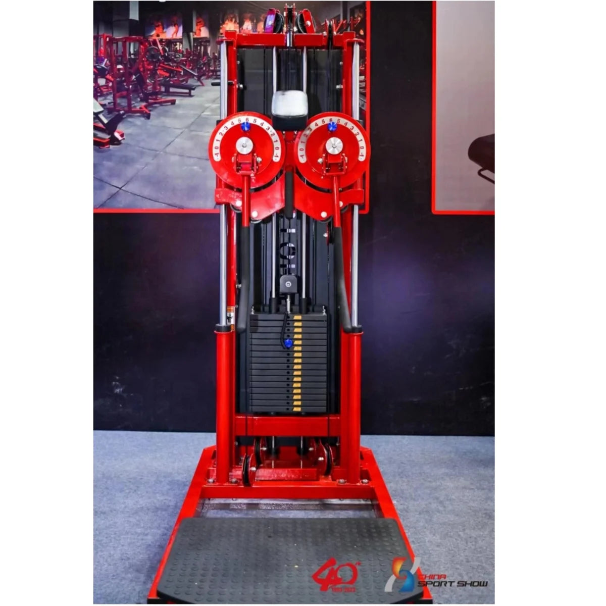 Fitness Bodybuilding Standing Multi Flight Lateral Raise Machine Pin Loaded Selection Standing Arm Row Gym Full Equipment