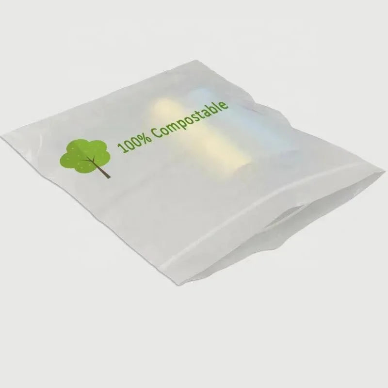 Compostable Kitchen Reusable Food Storage Ziplock Bag Biodegradable PLA and Corn Starch for Packaging