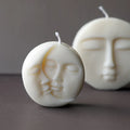 Sun Moon Human Face Art Scented Candles Holiday Thanksgiving Gift Set-Wholesale Custom Logo Handmade Soy Wax