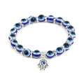 New Turkish Lucky Eye Beaded Bracelets Blue Eye Bead Bracelet Men Women Handmade Lucky Jewelry Charm Bracelet Female