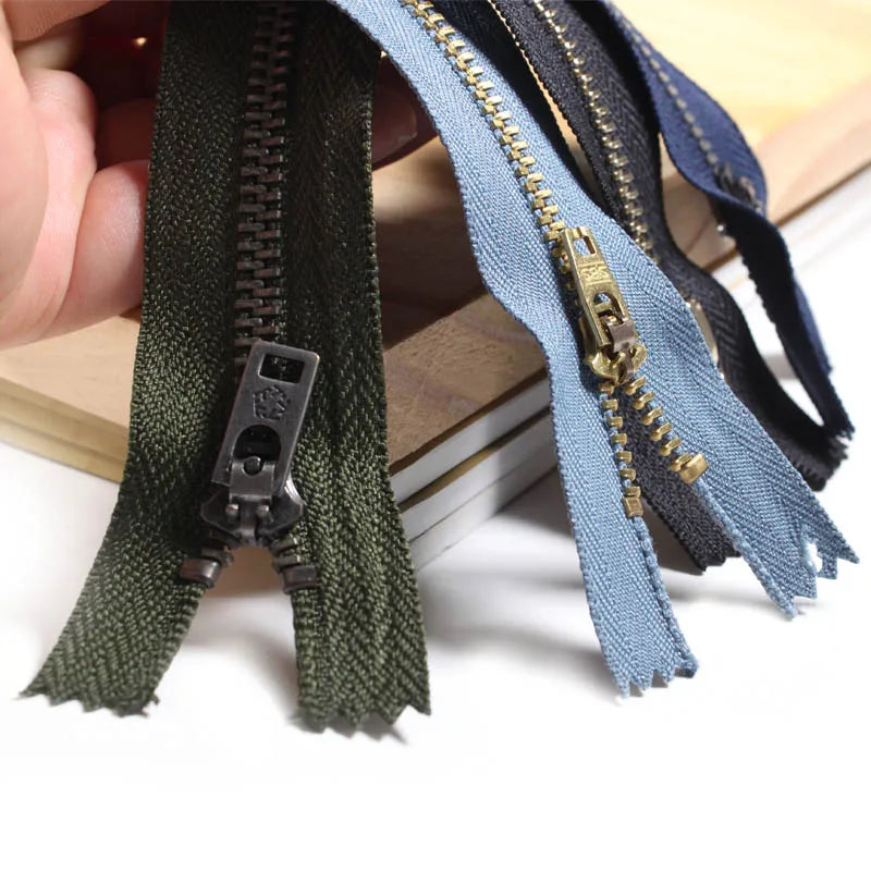 High Quality Heavy Duty Zippers Waterproof Anti-Corrosion Zipper Pull Nickel Plated Metal Zipper for Outdoor Gear Workwear