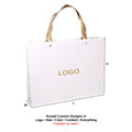 Custom Printed Luxury Kraft Paper Bags for Perfume with Logo Flexo Printing Surface Handling