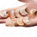 New Bulk Natural Sakura Agate Moon Cherry Blossom Agate Carving Star Shape for Decoration Jewelry Making