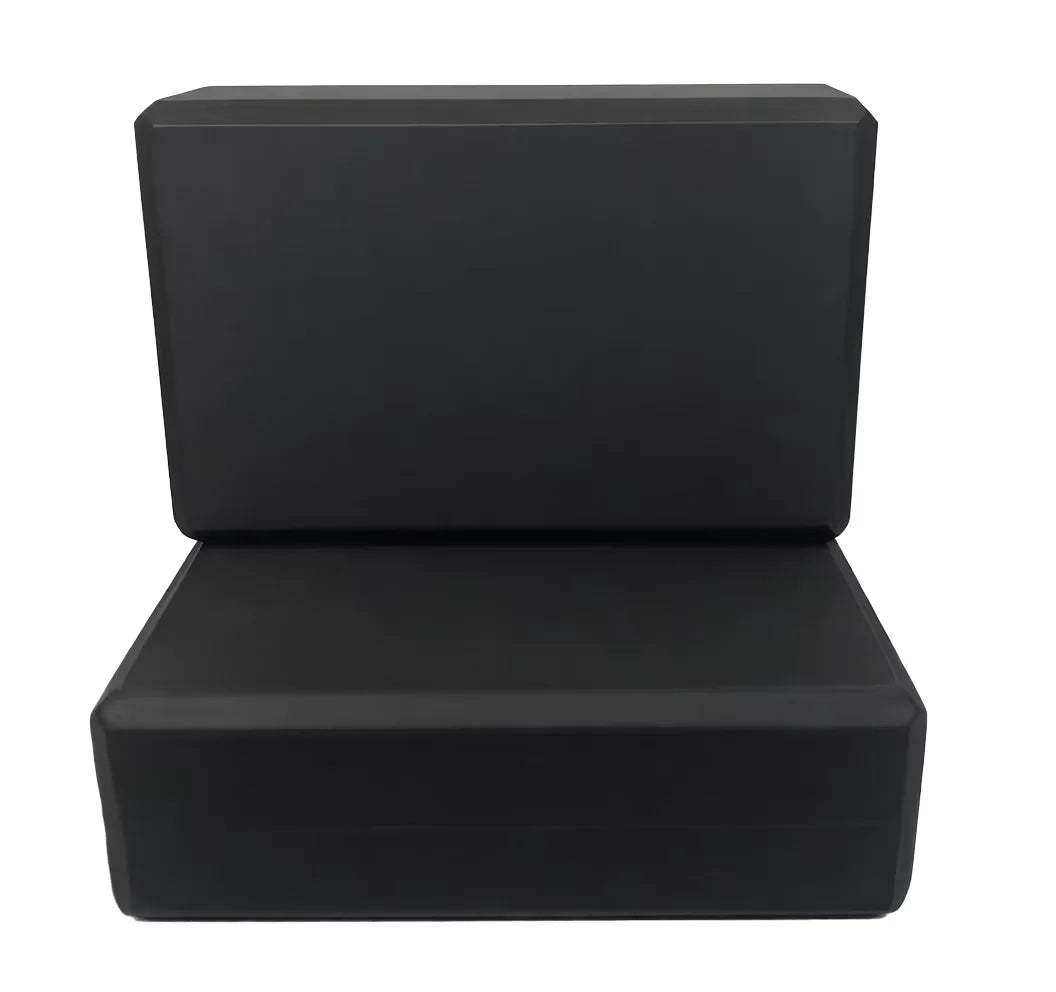 Custom Eco-Friendly Two-Tone EVA Foam Yoga Blocks with Logo High Density Design for Fitness Pilates Exercise-Portable Durable