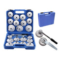 Set of 23pcs Auto Repair Tools Aluminum Oil Filter Wrench Kits Cap Type Car Filters Wrenches Tool Sets Factory Price