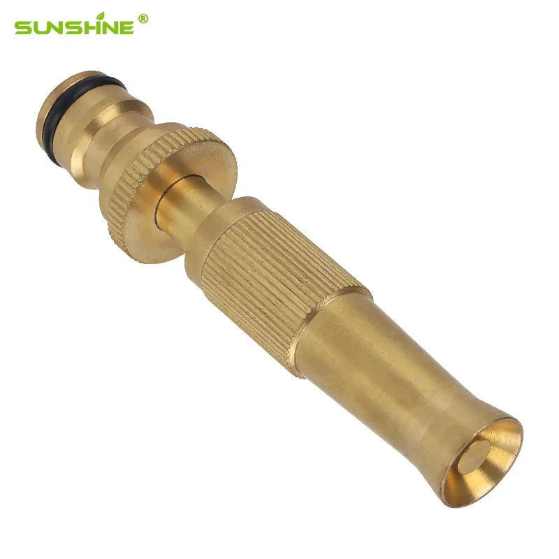 SUNSHINE Quick Install Copper Car Wash Head Nozzle Adjustable Premium Spray Nozzle High Pressure Wash Equipment Misting Nozzle