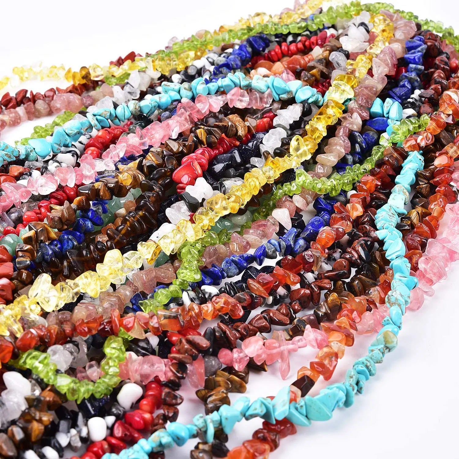 Wholesale Mix Natural Crystal Gemstone Loose Beads 3-8MM Beads Irregular Gemstone Good Quality DIY Fashion Jewelry