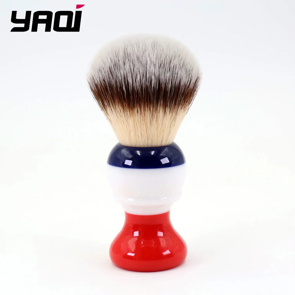 YAQI 24MM Synthetic Knots Brush Resin Handle Non-Disposable Shaving Brush for Men OEM/ODM Available Wholesale Custom