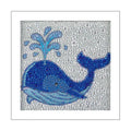 Cartoon Animal Blue Whale Diy Fun Diamond Painting for Kids 5d Diamond Embroidery Children's Drawing Home Desktop Decoration