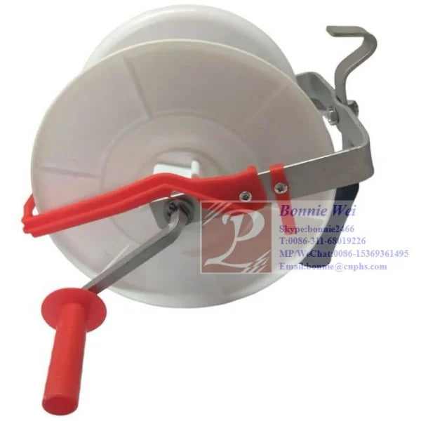 Portable 3:1 Gear Reel Electric Fence Poly Wire Tape Reel Gear Reel