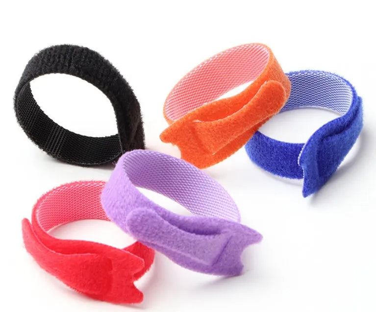 Factory Direct Self-Adhesive Double Sided Polyester/Nylon Durable Dot Hook Loop Strip Loop Tape 12x110mm for Shoes/Bags/Garments
