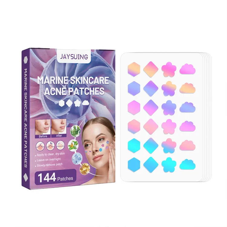 Jaysuing Colourful Acne Pimple Patch for Eliminate Acne Protect Skin Natural Repair Healing Skincare Acne Patches