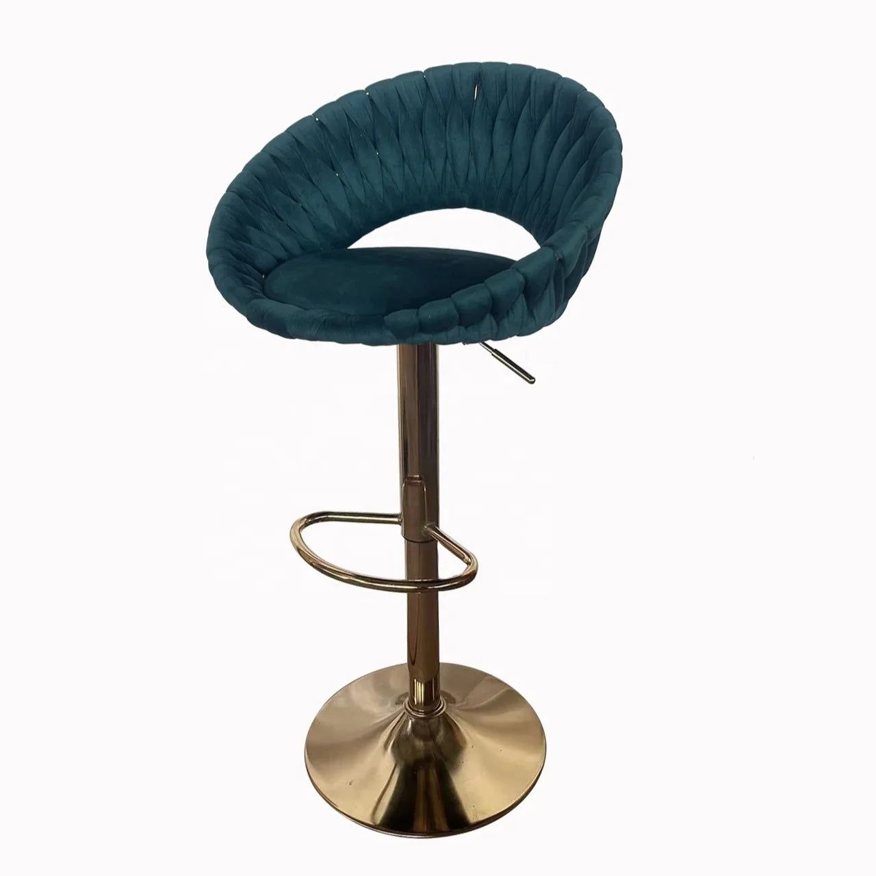 Luxury Velvet Counter Height Bar Stool for Living Room