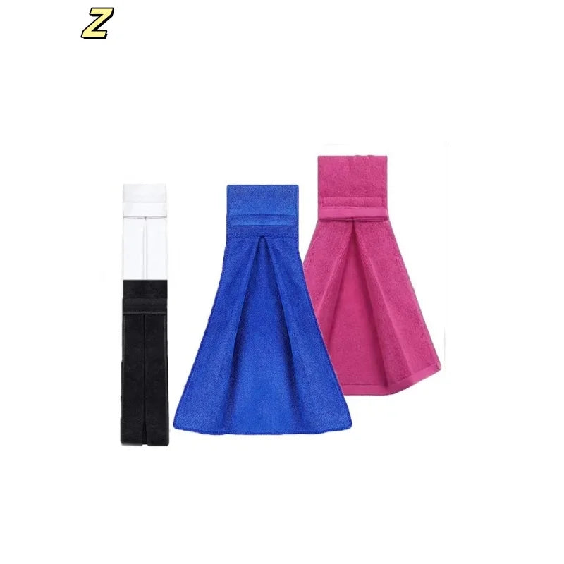100% Cotton Outdoor Sports Towel for Football Golf Velcro Waist Wrist Hanging Marathon Logo Printed Features Compressed
