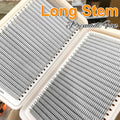 Abonnie 3D 5D 0.07 0.10 Narrow Pre-made Fans Eyelash Flat Long Stem Pre Made Lash Fans Heat Bonded Mink Premade Volume Fans