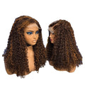 Wholesale 130 % Density 13*4 Lace Frontal Wig Pixie Curly SDD Raw Brazilian Virgin Human Hair HD Transparent Lace Wig Vendors