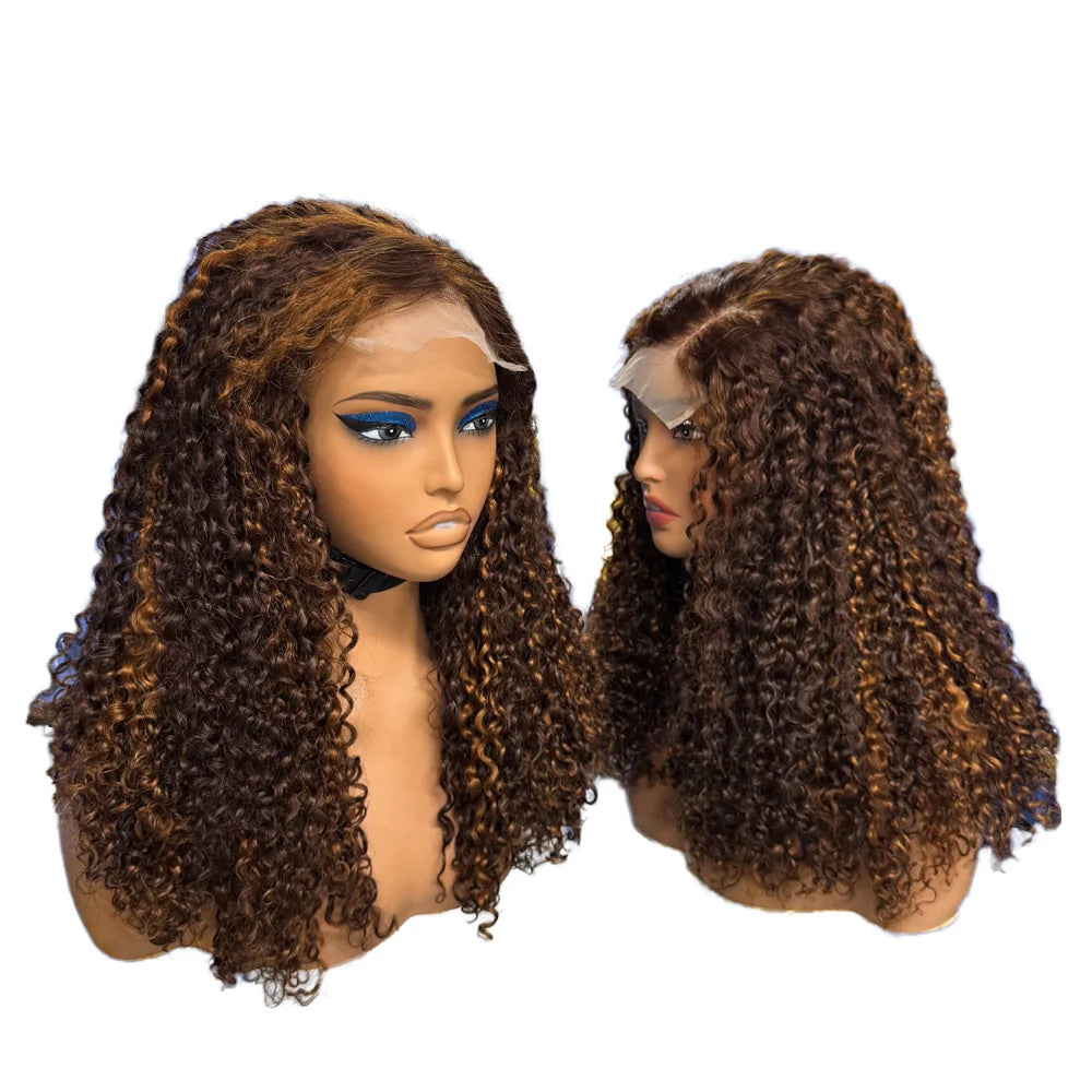 Wholesale 130 % Density 13*4 Lace Frontal Wig Pixie Curly SDD Raw Brazilian Virgin Human Hair HD Transparent Lace Wig Vendors