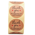 Ceramic Candle Holders Lanterns and Candle Jars Decorative Sticker  Custom Packaging Labels Thank You Stickers Kraft Paper