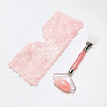 HY Gems Facial Neck Massage/Anti Aging/Slimming Function Eye Sleep New Jade Mask Rose Quartz Stone