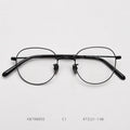 Vintage Pure Titanium Eyeglasses Frame Men Retro Round Small Face Glasses Frame Women Japan Luxury Brand Designer Eyewear