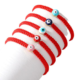 LC202311103 Gold Plated Evil Eye Red String Handmade Custom Charm s for Wholesale Gift