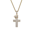 CN395  Bling Bling CZ Jewelry Cross  Pendant Iced Out Cubic Zircon Pendent Necklace Hip Hop Jewelry