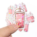 Vograce Print Durable Waterproof Vinyl Paper Decoration Hologram Bike Laptop Custom Die Cut Sticker