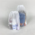 PVC Goody Organza Gift Bags Drawstring Clear Clear Sheer Drawstring Bags Transparent Pe for Lashes Organza Drawstring Christmas